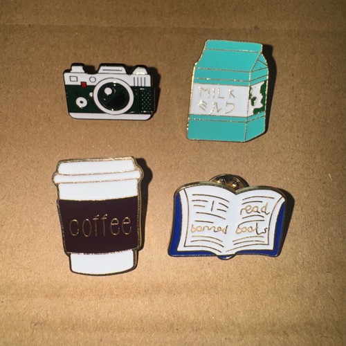 Metal pins new, set of 4 pieces