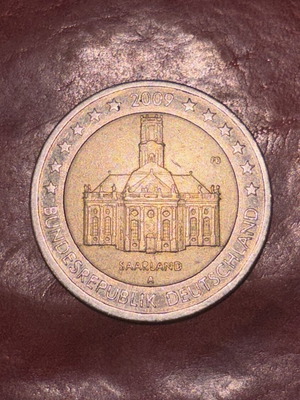 2€ Saarland Coin like new, Germany, Berlin Mint A