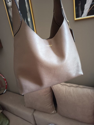 Coach Brooklyn 28 shoulder bag like new, dark stone