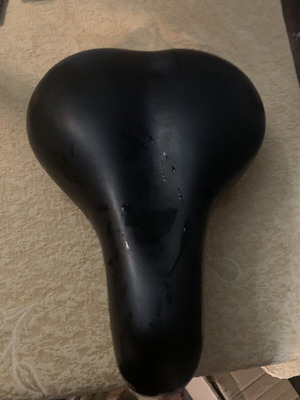 Bicycle saddle or electric bike saddle used