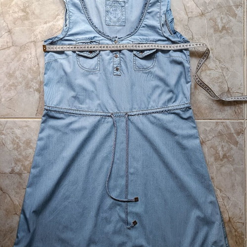 EDC by Esprit summer dress like new, 100% cotton, blue, size M