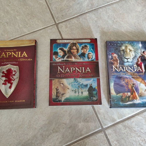 Narnia DVD collection like new with Greek subtitles