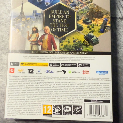 Sid Meier's Civilization VII Deluxe Edition PS5 new sealed