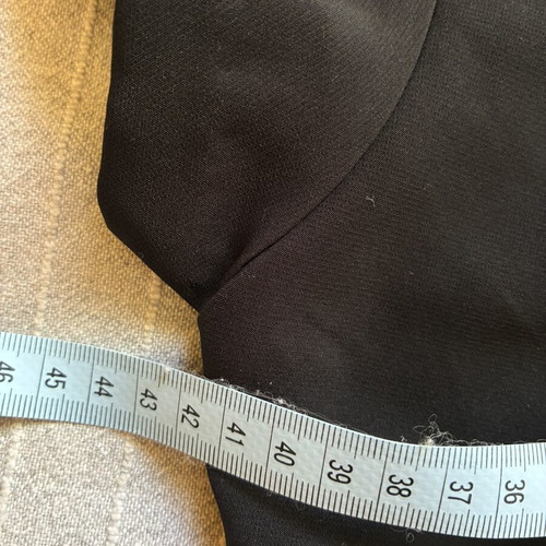 Zara black faux-wrap crop top with exposed back zip, size M