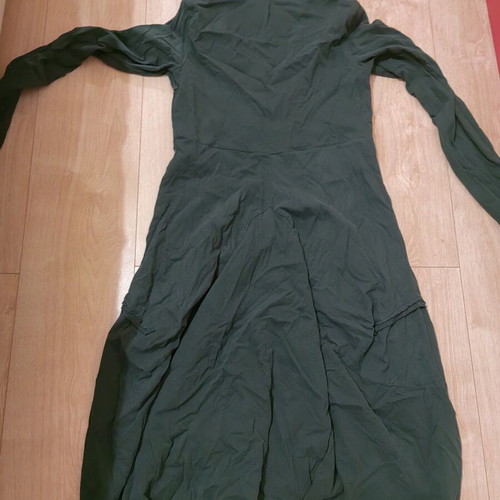 Attrattivo midi dress used, size S, black and green