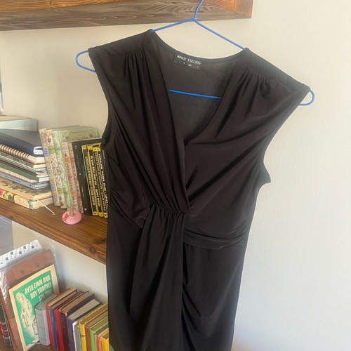 Makis Tselios women's blouse like new, black, size S