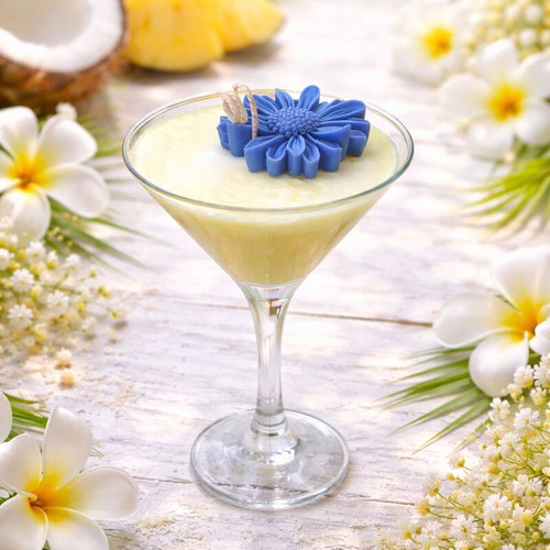 Soy Wax Candle Piña Colada Cocktail New