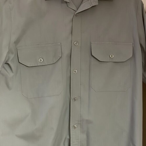 Khaki Shirt with Pockets and Epaulets New, Men's Military Style