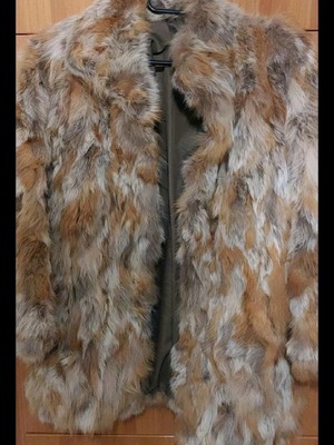 Vintage natural fur from 1960 like new, beige