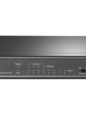 Switch TP-Link TL-SF1008LP μεταχειρισμένο, 8 θύρες PoE 10/100 Mbps