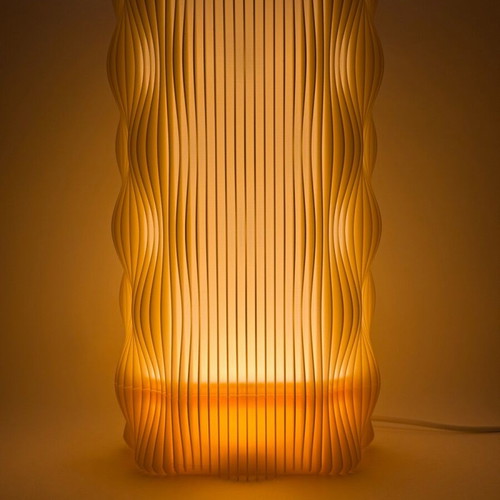 Ondulé LED lamp new, 3D printed, eco-friendly