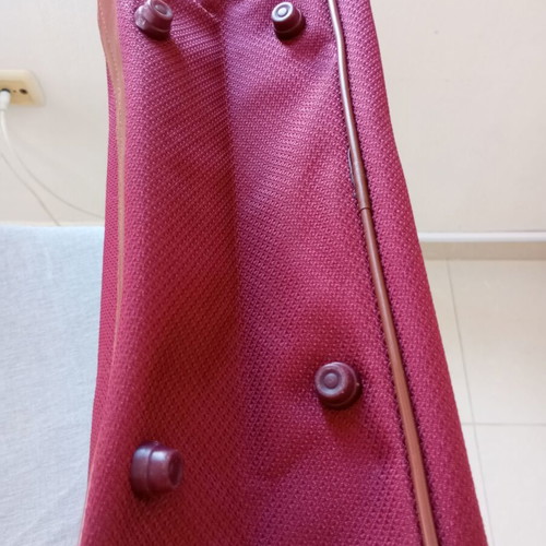 Oriflame vintage crossbody bag, burgundy