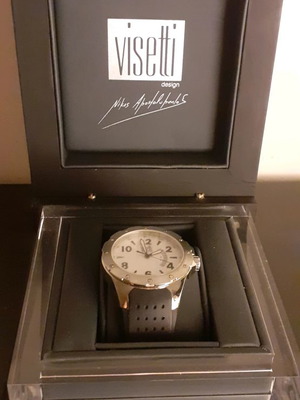 Visetti wristwatch men's used, waterproof, stainless steel