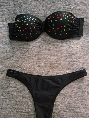Katia Strapless Bikini Black new, size M