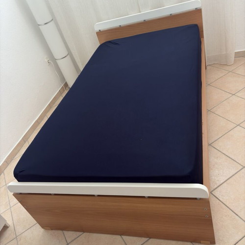 Neoset bed one and a half with mattress and 2 drawers like new