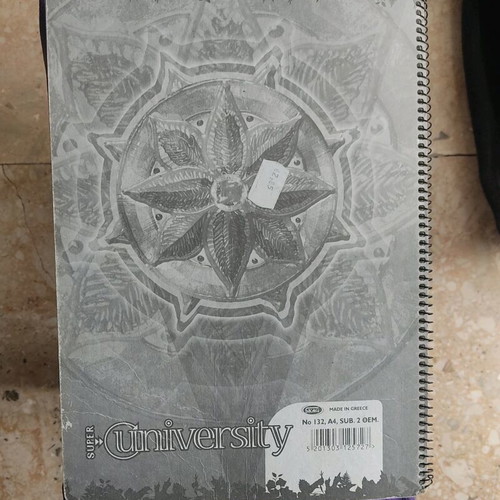 Notebook with heart-shaped cover like new