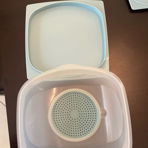Tupperware CheeSmart cheese container set of 2 like new
