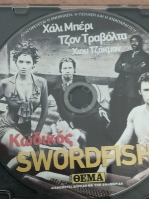 Swordfish DVD new, adventure