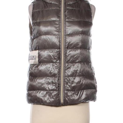 Herno reversible vest with down and natural fur size M like new