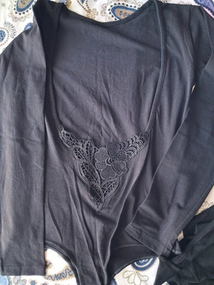 Helios bodysuit new, size M, black with unique back design