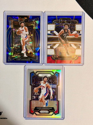 Cade Cunningham Detroit Pistons card set new, 10 cards total