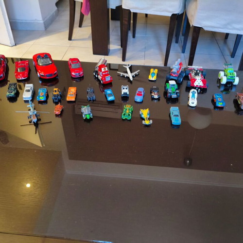 Toy Vehicles Collection used, 28+ pieces including Hot Wheels and Cars