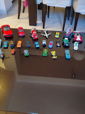 Toy Vehicles Collection used, 28+ pieces including Hot Wheels and Cars