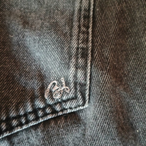BSB jeans used, size medium, black with studs