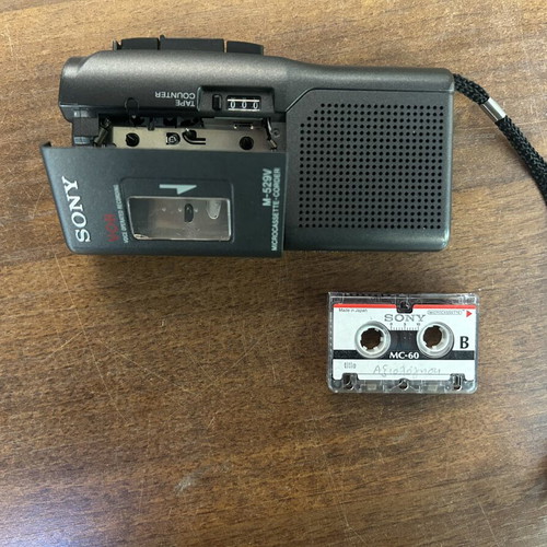Voice recorder, journalism