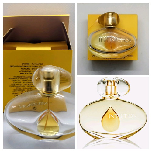 Intuition Estée Lauder collectible empty perfume bottle 2000, used