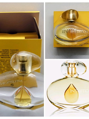 Intuition Estée Lauder collectible empty perfume bottle 2000, used