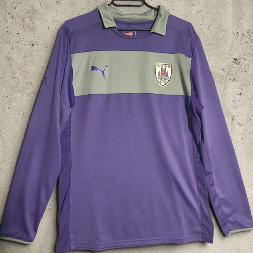 Puma Uruguay AUF Sample Long Sleeve Training Jersey Shirt, purple grey, size Large