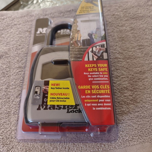 Master Lock security lock with code and detachable base new