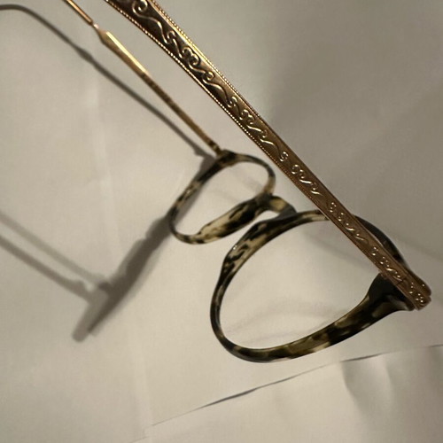 Vintage K+B eyeglasses Made in France with oversized tortoiseshell frame