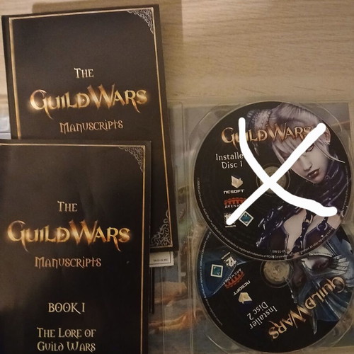 Guild Wars PC game used, single CD