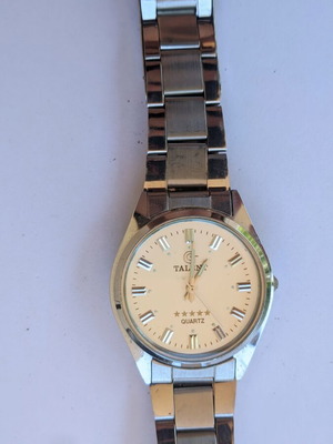 Ρολόι Talent Quartz 5 Stars unisex, σαν καινούργιο, μεταλλικό μπρασελέ