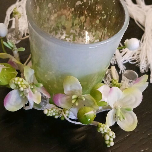 Reso Candle Holder like new with gift candle