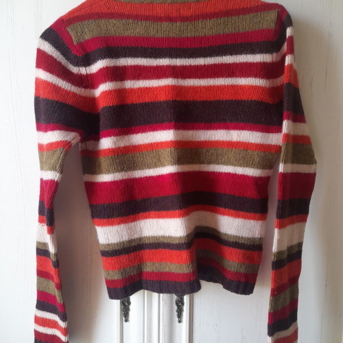 Wool sweater Zara used, colorful, size M 38 10