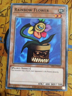 Rainbow Flower Effect Monster κάρτα σαν καινούργιο