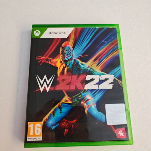 Xbox One WWE 2K22 game like new, disc and case