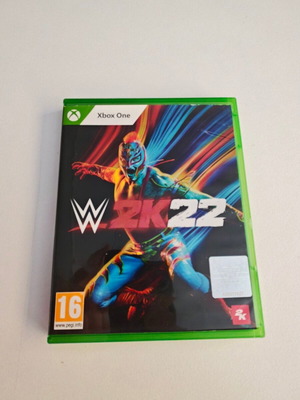 Xbox One WWE 2K22 game like new, disc and case