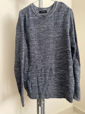 Knit jumper Reserved Large like new, blue melange