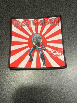 Iron Maiden Japan embroidered patch