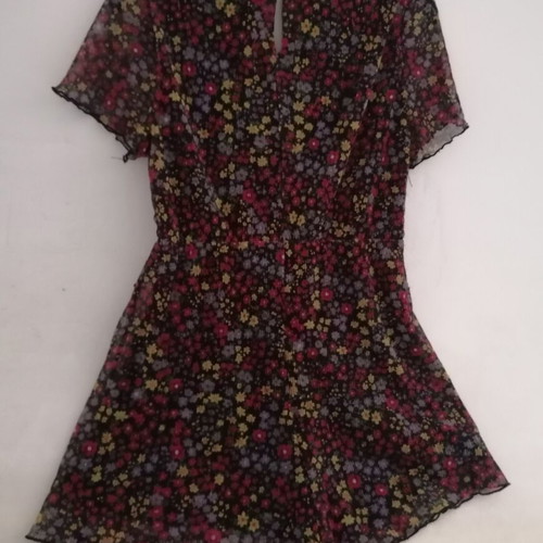Bershka Floral Playsuit Jumpsuit like new, colorful