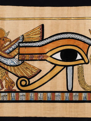 Authentic Egyptian Papyrus The Eye of Ra Horus new
