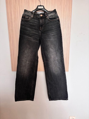 Bershka jeans new, black, size XS