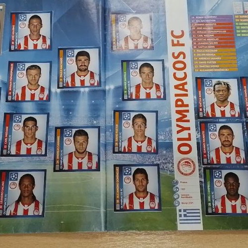 Ts.Lig Album 2013-2014 Panini used with 257/629 stickers