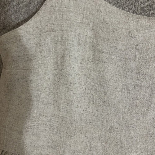 Linen summer top, beige, size M / 38 / 10
