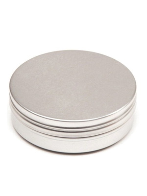 Aluminum jar 100 ml with inner gasket for cosmetics and candles