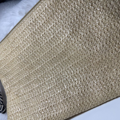 Bag used, beige with watermelon design